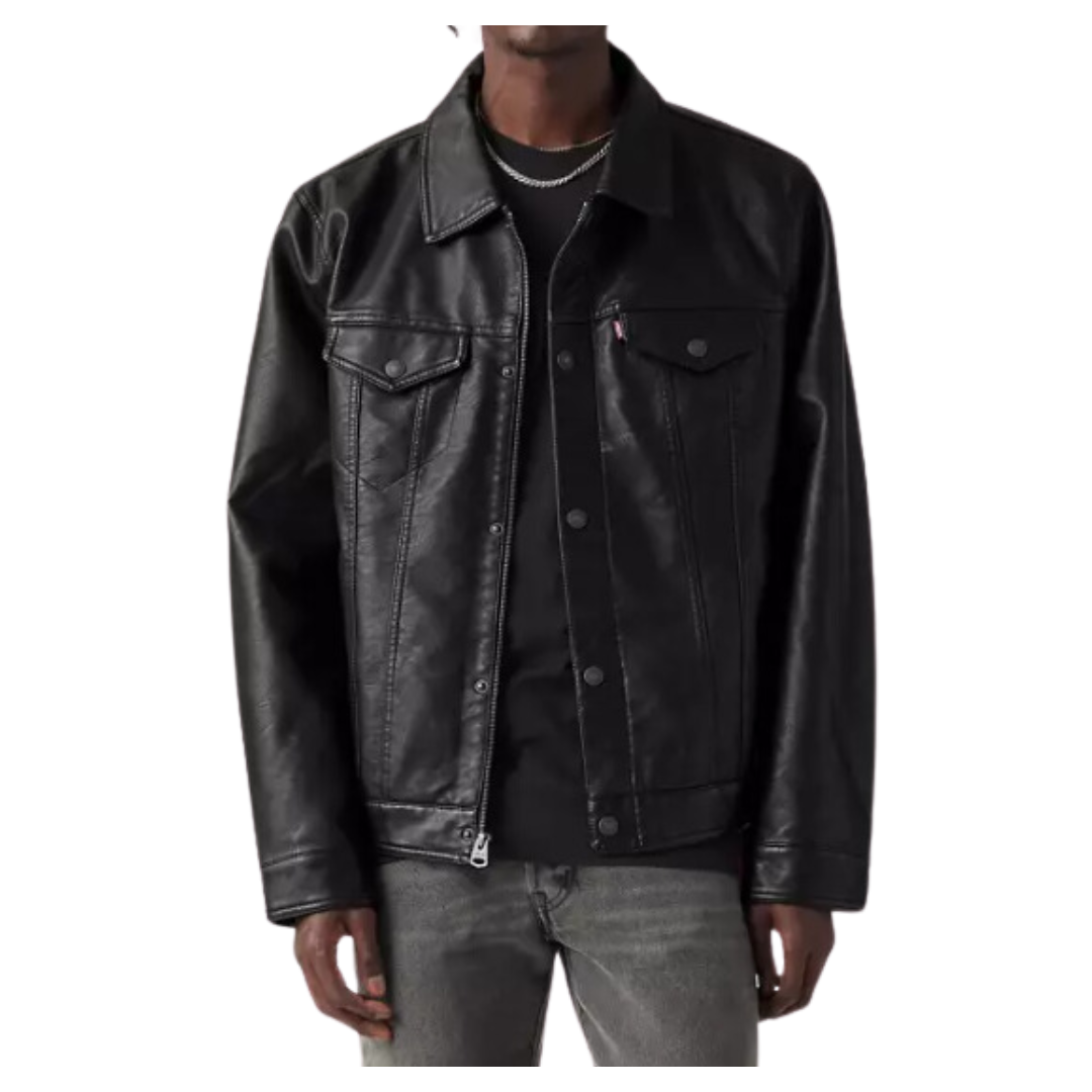 Levi's Faux Leather Men's Trucker Jacket