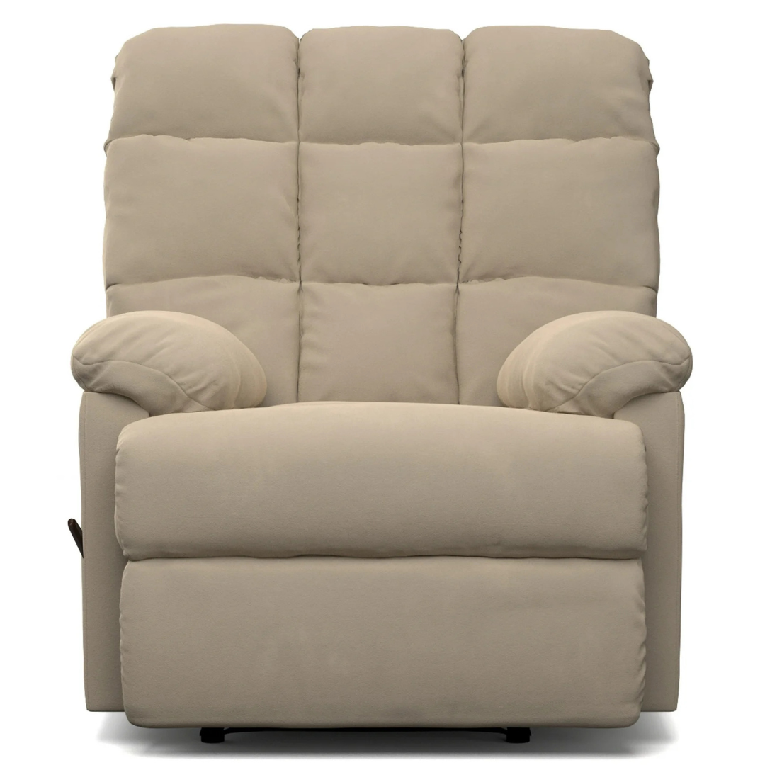 Homesvale Baja Wall Hugger Recliner Chair (Tan Microfiber)