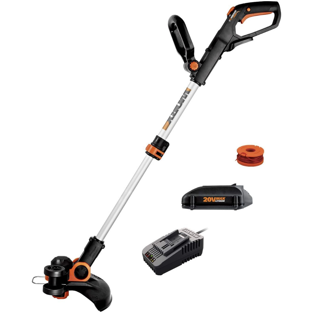 Worx PowerShare 20V Cordless String Trimmer & Edger w/ Battery & Charger