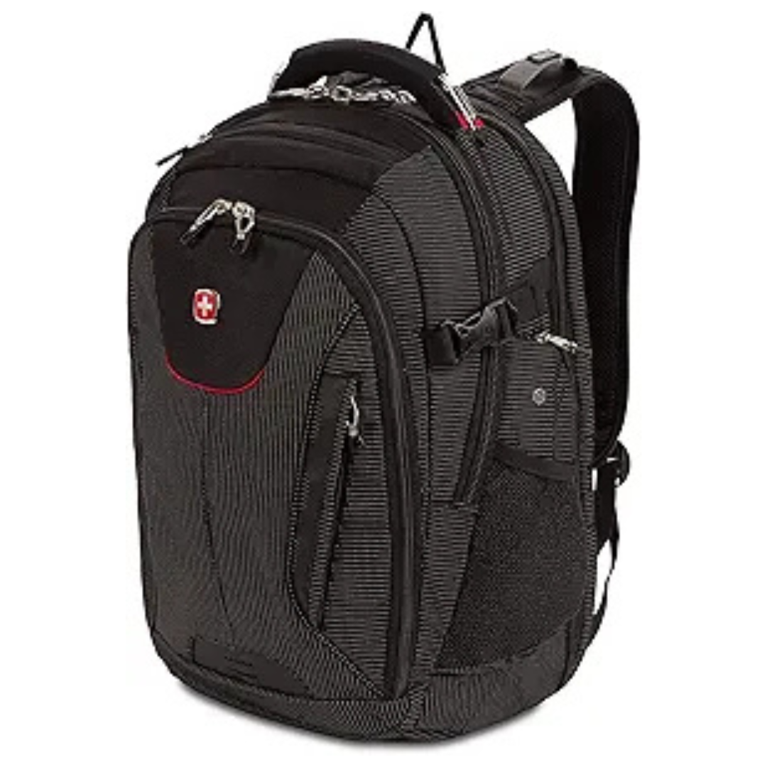 SwissGear Travel Tech Elite Backpack (Black Dot, Large)