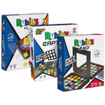 Rubik's Pack & Go 3 Game Bundle: Race, Flip & Capture 2-Player Sequence Board Games