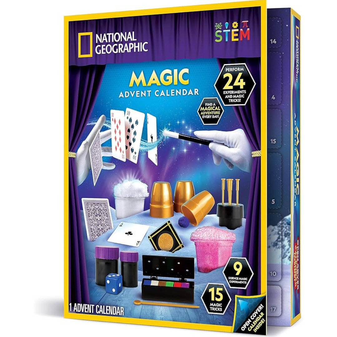 National Geographic Magic Advent Calendar 2024 With 24 Magic Tricks & Science Experiments