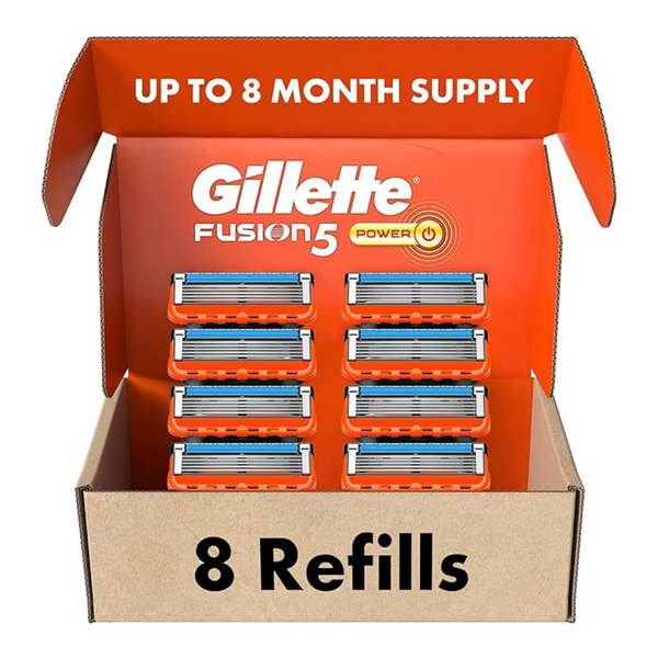 8-Count Gillette Fusion5 Power Razor Blade Refills