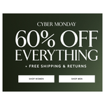 Banana Republic Factory Cyber Monday Sale: 60% Off Everything + Extra 20% Off!