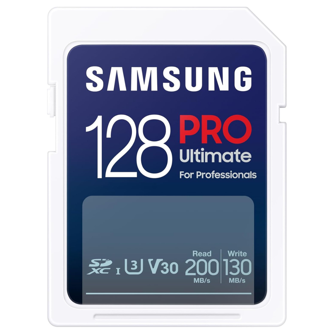 SAMSUNG PRO Ultimate Full Size 128GB SDXC Memory Card