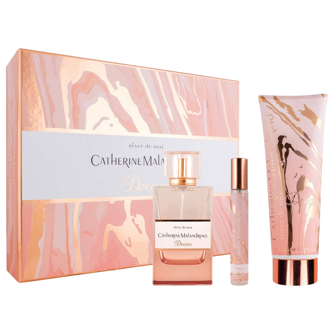 3-Piece Catherine Malandrino Dream Eau de Parfum Gift Set (3.4 Fl Oz)