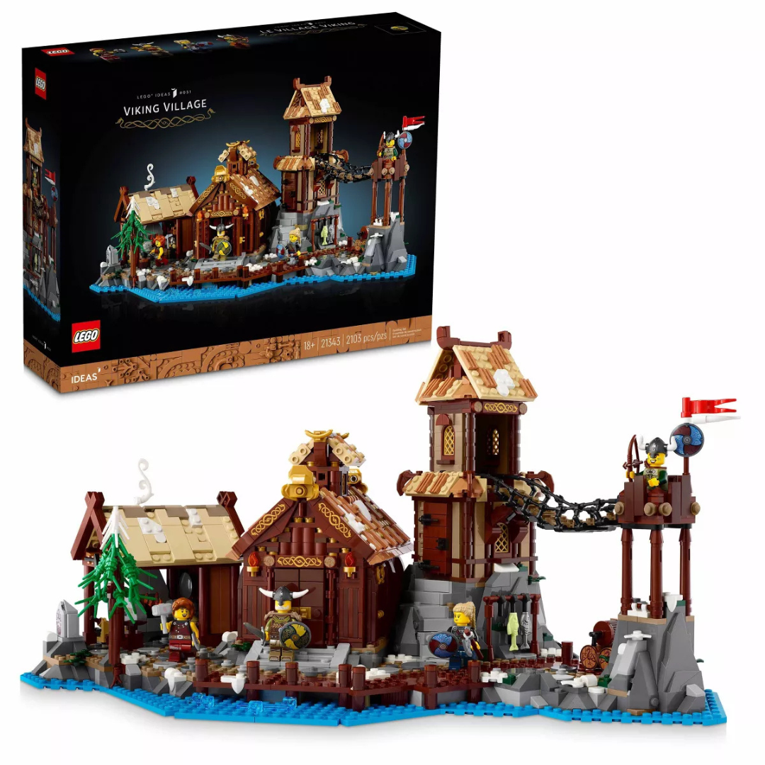 LEGO Ideas Viking Village Model Building Set (21343)