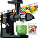 Aeitto Masticating Quiet Motor Juicer Machine with Triple Modes