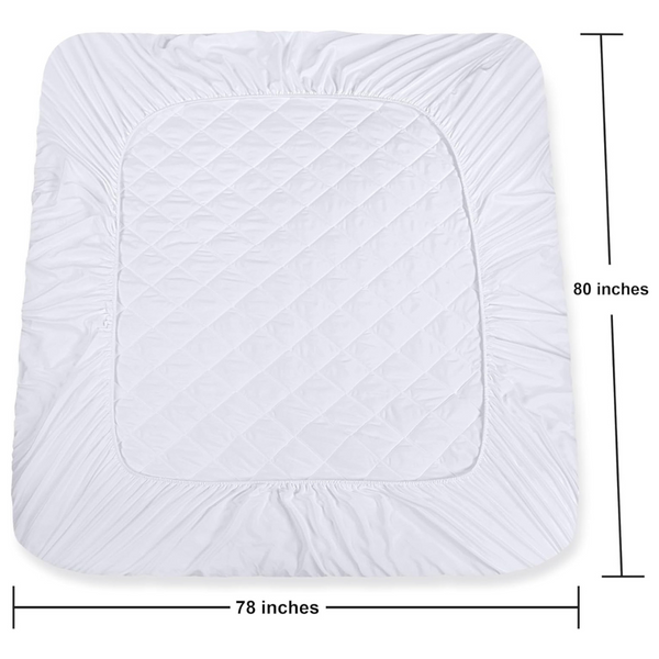 Utopia Bedding Quilted Fitted Mattress Pad (King)