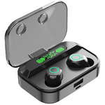 Wireless Dual Mic Earbuds with LED Digital Display & Charging Case