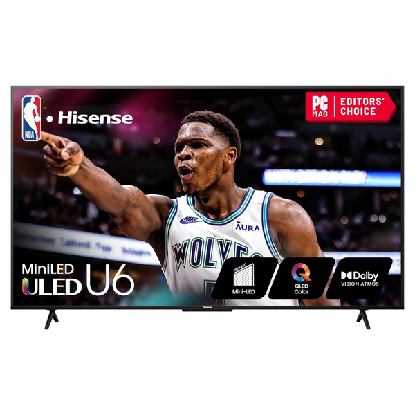 Hisense Class U6 Series 65" 4K Ultra HDR Smart Mini-LED QLED Google TV