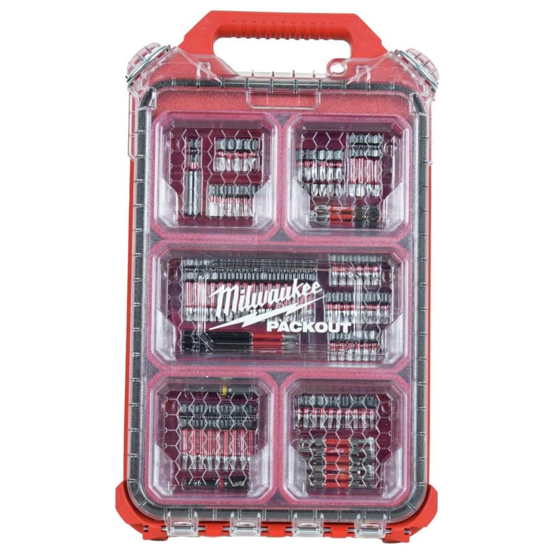 100-Piece Shockwave Impact-Duty Alloy Steel Driver Bit Set