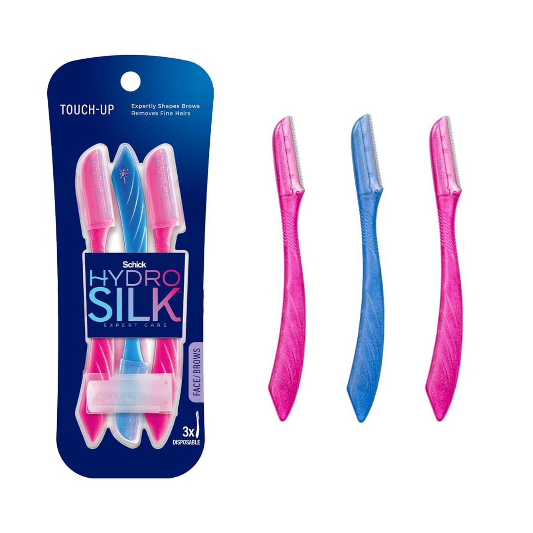 3-Count Schick Hydro Silk Touch-Up Dermaplaning Tool