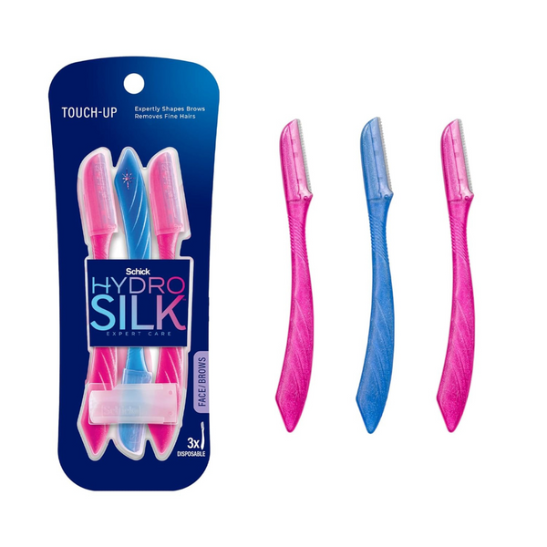 3-Count Schick Hydro Silk Touch-Up Dermaplaning Tool