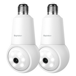 2-Pack Septekon 4 MP Light Bulb Camera