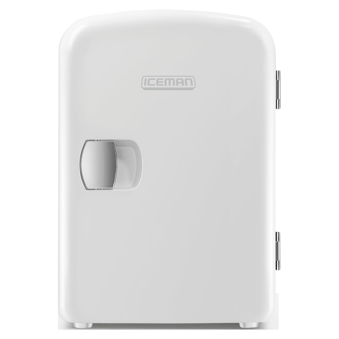 Chefman Iceman Mini Portable White Personal Fridge