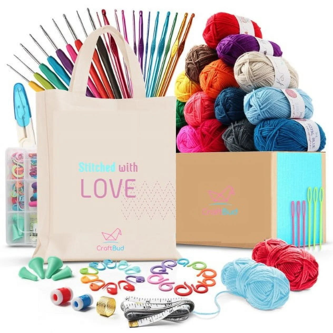 73-Piece Craftbud Premium Crochet Set