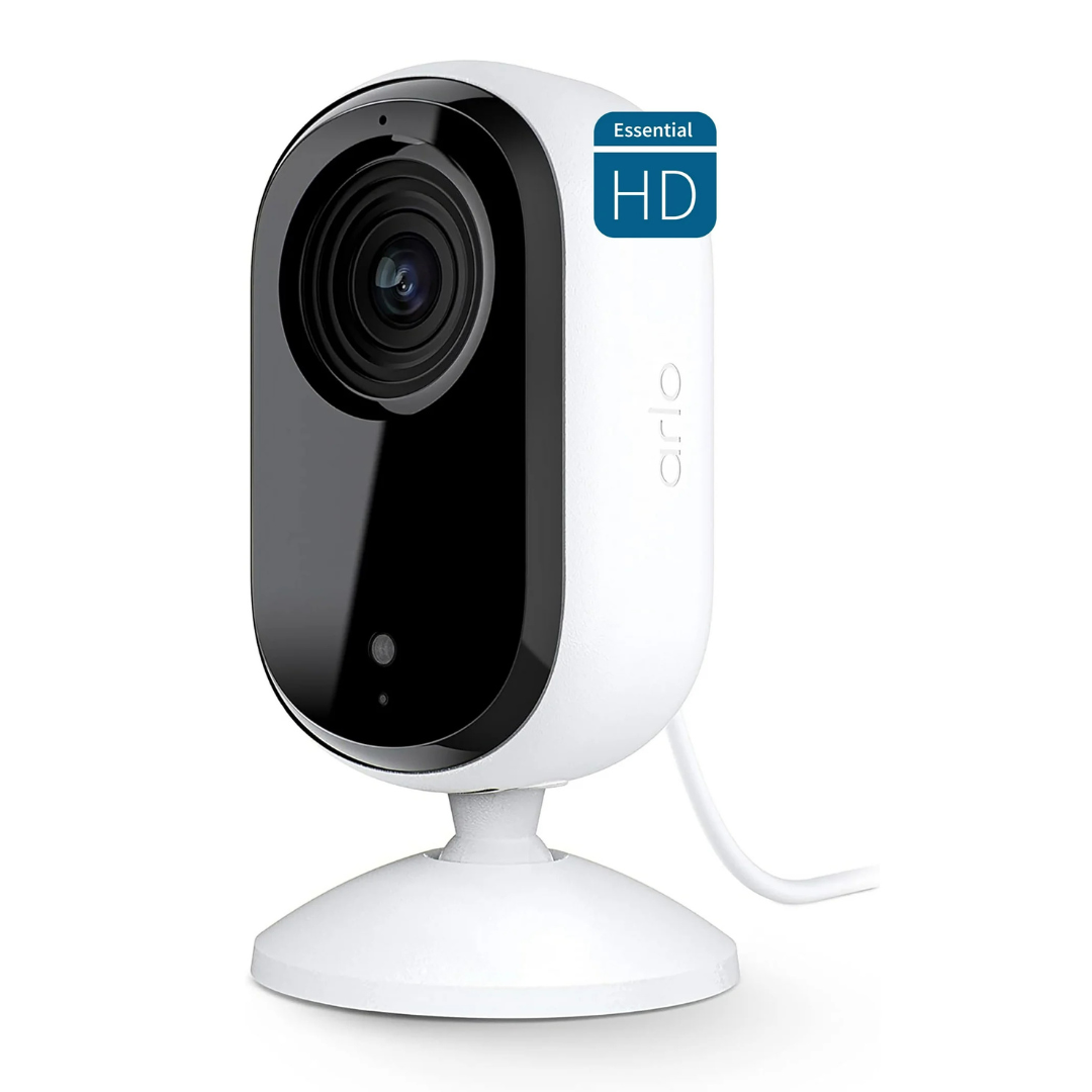 Arlo Essential Indoor Wired 1080p Security HD Camera (White)