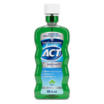 ACT Anticavity Zero Alcohol Fluoride Mouthwash 18 Fl. Oz., With Accurate Dosing Cup, Mint