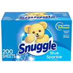 Snuggle Fabric Softener Dryer Sheets, Blue Sparkle (200 Count)