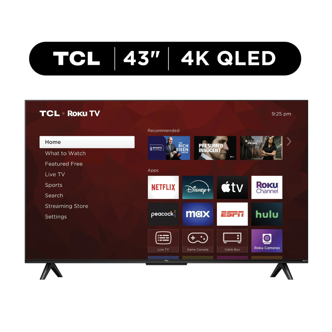 TCL Class Q5 43" 4K Ultra HDR Smart QLED Roku TV (2024)