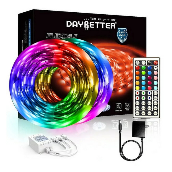 Daybetter 32.8 Feet LED Color Changing Strip Lights With Remote