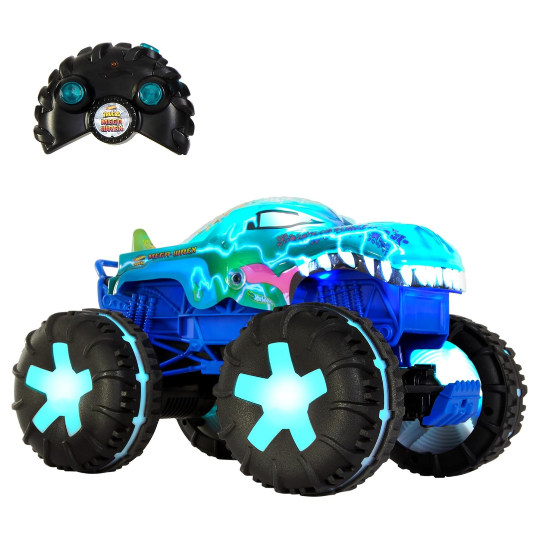 Hot Wheels Mega-Wrex Monster Truck RC With Lights & Sounds