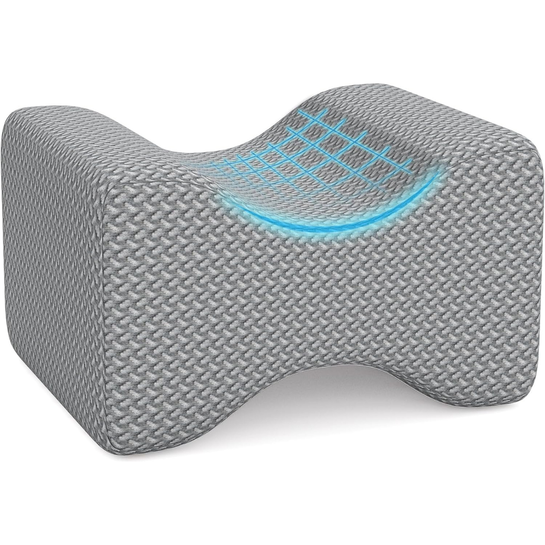 BlissTrends Memory Foam Knee Pillow for Relief Twisted Spine