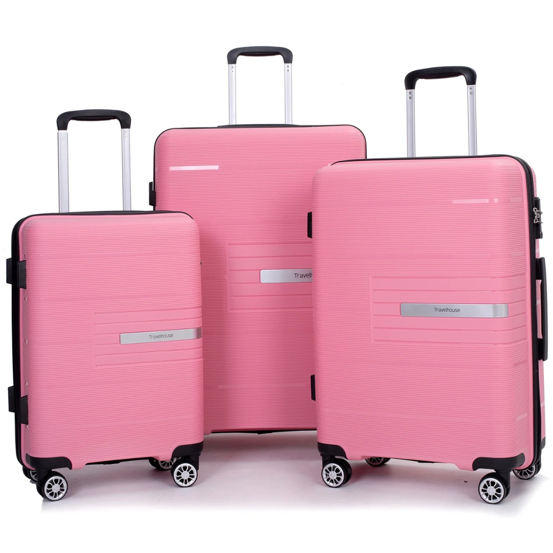 3-Piece Tripcomp Hardside Carry On Luggage Sets (Various Colors)