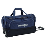 21" Wrangler Deluxe Polyester Rolling Duffel (3 colors)