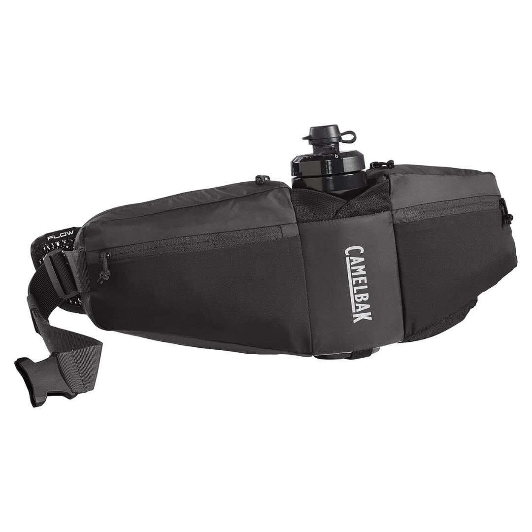 21oz CamelBak Podium Flow 4 Hydration Belt With Water Bottle (Black)