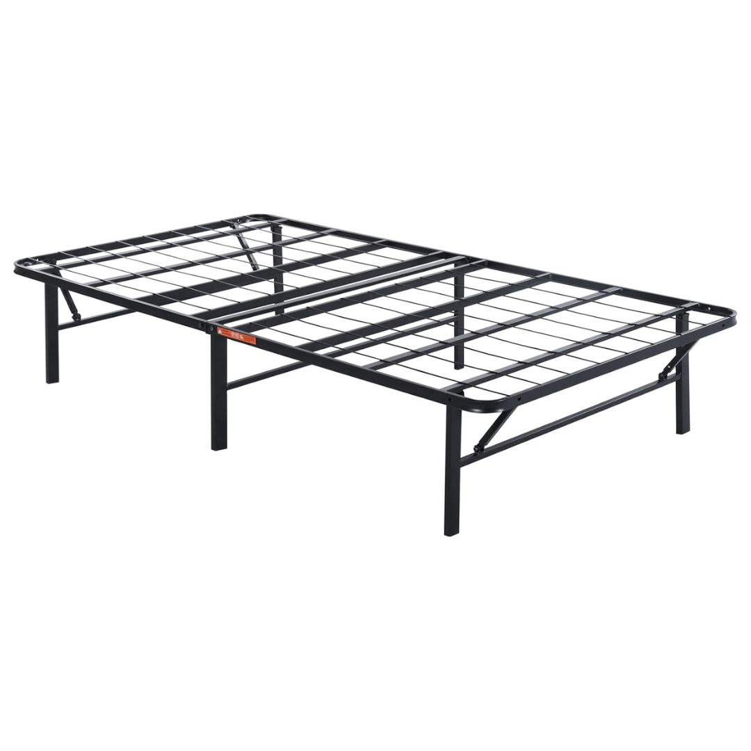 Olee Sleep 14" Foldable Metal Platform Foldable Twin Bed Frame