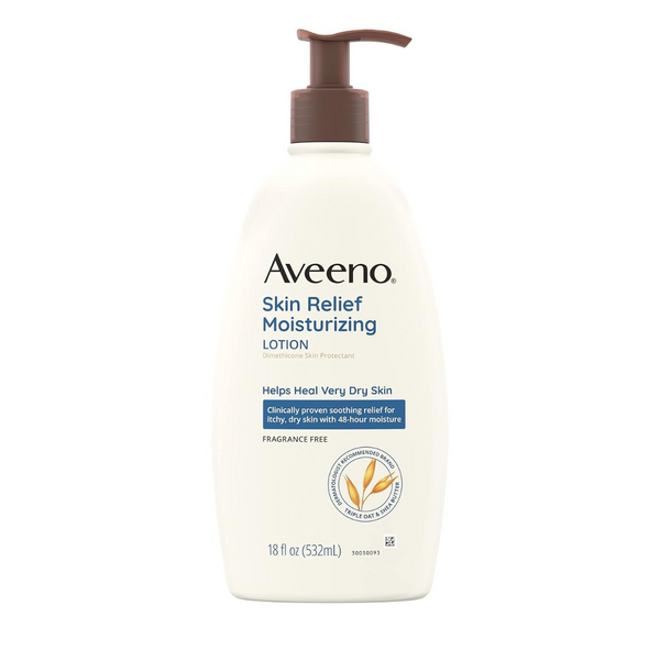 Aveeno Skin Relief Fragrance-Free Moisturizing Lotion (18 Fl. Oz)