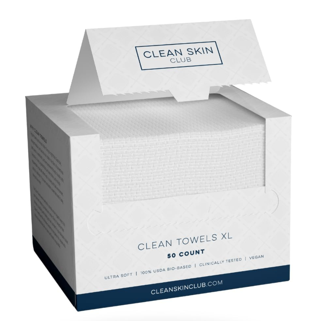 50-Count Clean Skin Club XL Size Clean Makeup Remover Towels