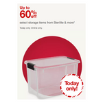 Target: Save Up To 60% On Storage from Sterilite And More!