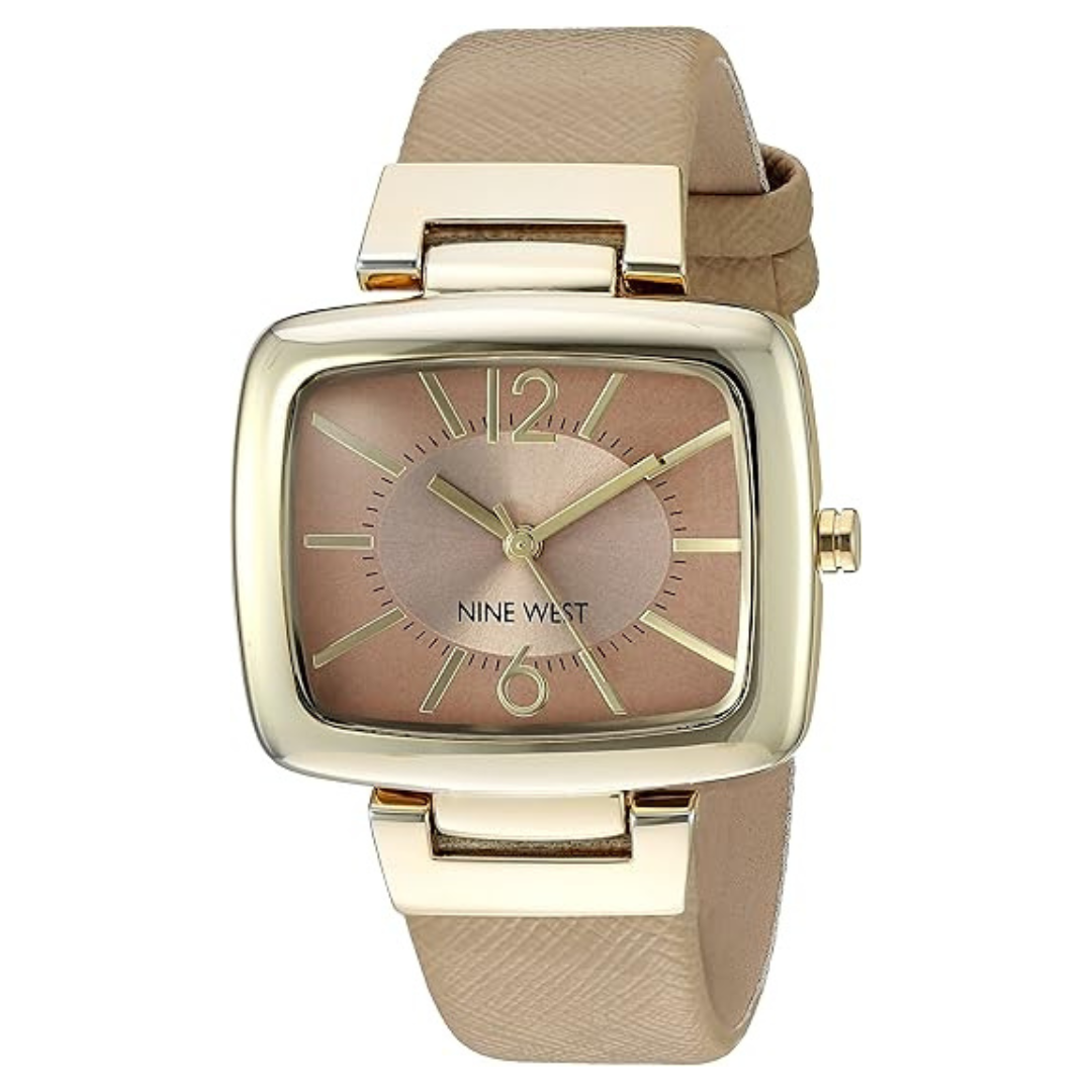 Nine West Women's Rectangular Strap Watch