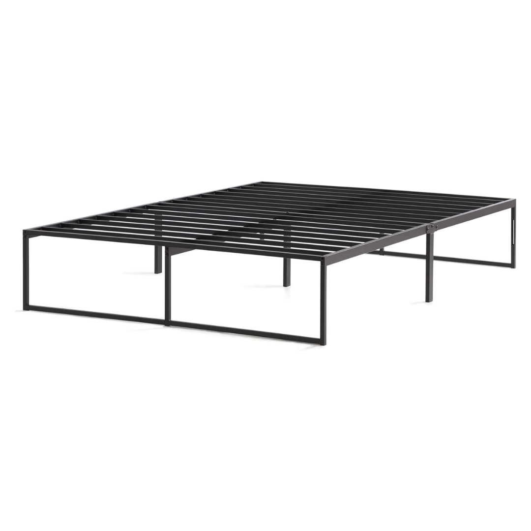 Linenspa King Size 14" High Modern Metal Platform Bed Frame