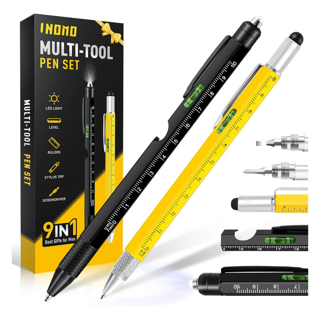 Men's 9-In-1 Stocking Stuffers Multitool Pen Gifts