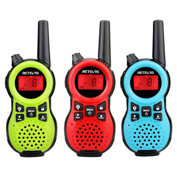 3-Pack Retevis RT38 2-Way Walkie Talkies