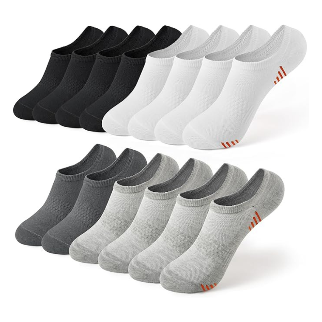 7-Pairs Unisex No Show Athletic Running Ankle Socks