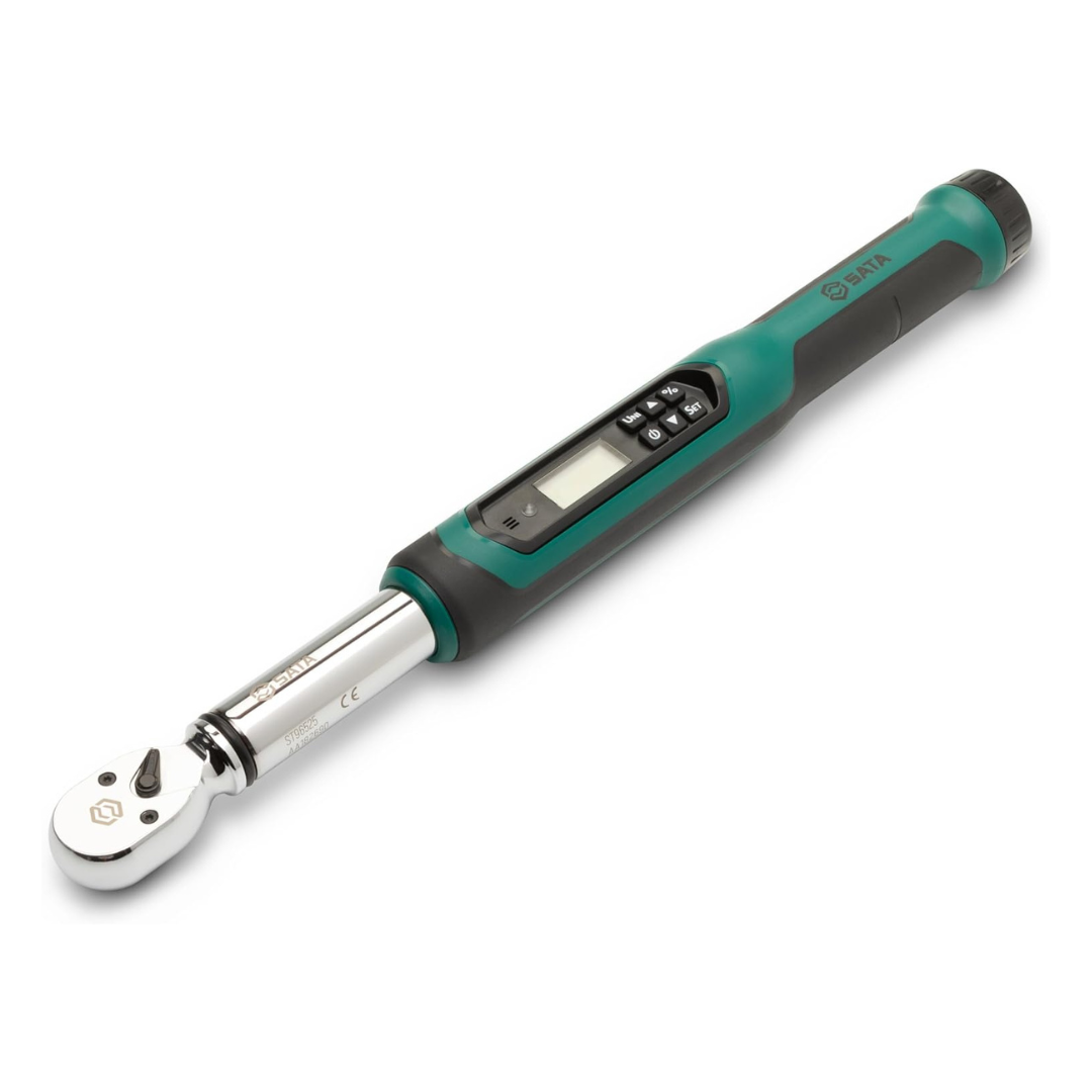 SATA 3/8" Drive Electric Torque Wrench With Dual Material