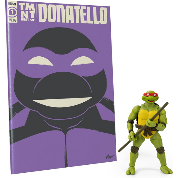 TMNT Best of Donatello IDW Comic Book & 5" Action Figure Set