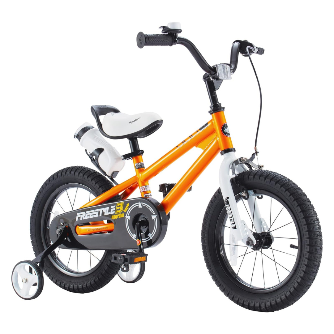 RoyalBaby Freestyle 12" Kids Bike With Training Wheels