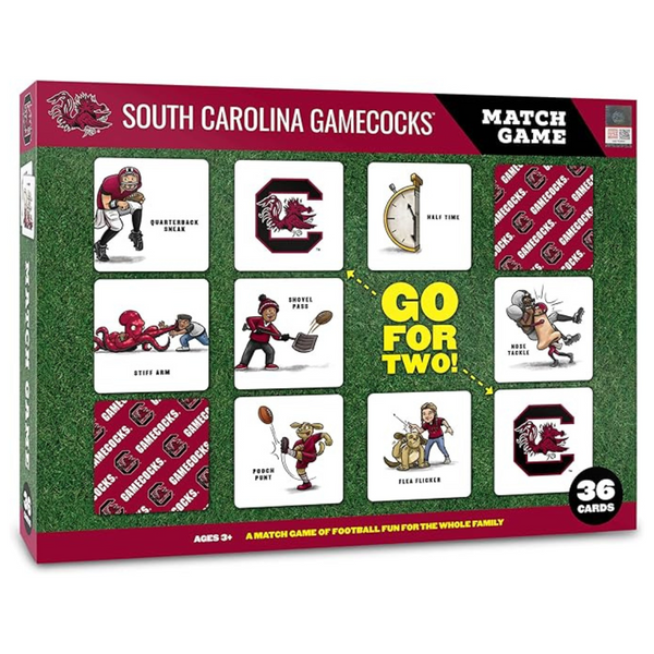 YouTheFan NCAA South Carolina Gamecocks Licensed Memory Match Game