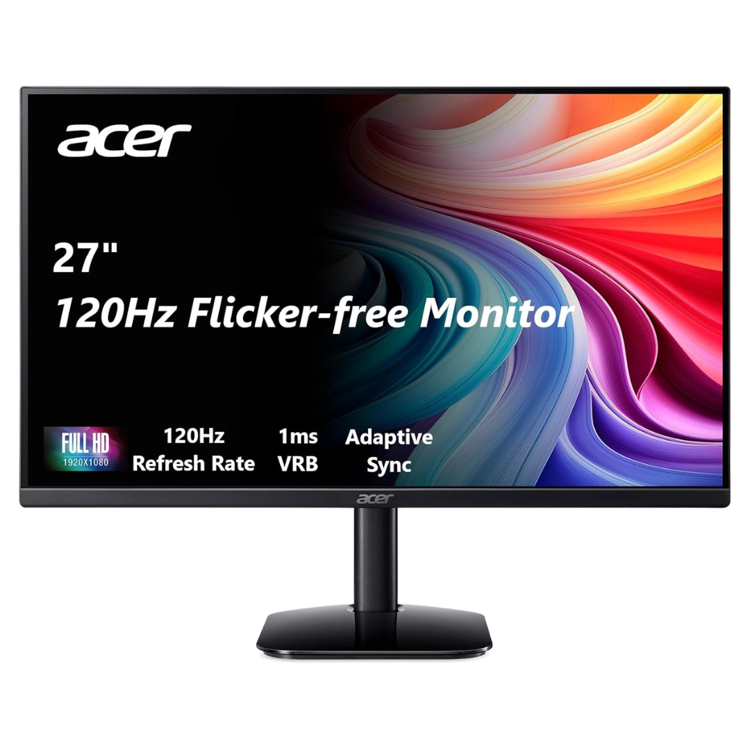 Acer KB272 G0bi 27" FHD 120Hz 1ms IPS G-SYNC Compatible Gaming Monitor