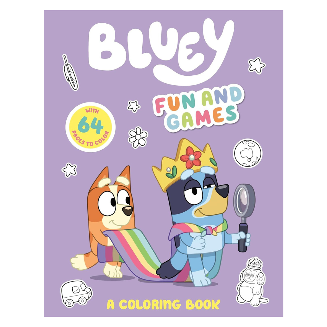 Bluey: Fun and Games: A Coloring Book