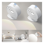 2-Piece Motion Sensor Light With 3 Color Temperatures