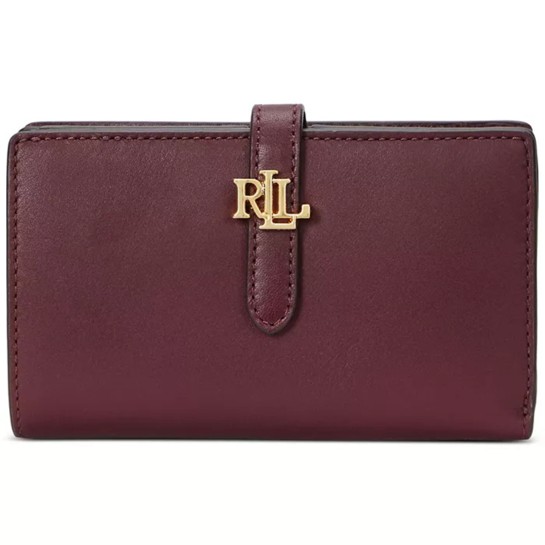 Lauren Ralph Lauren Logo Leather Wallet