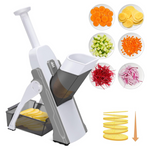 Masthome Thickness Adjustable Vegetable Mandoline Slicer with Container