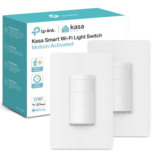 2-Pack Kasa 2.4GHz Smart Motion Sensor Switch